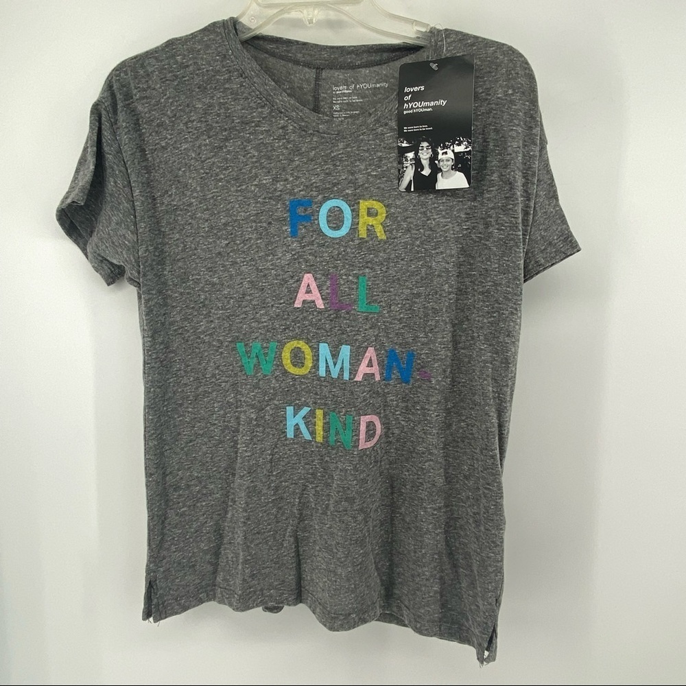 Good hYouman XS For All Woman Kind Grey Tee